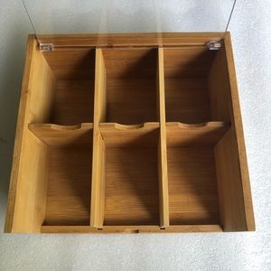 Bamboo storage container